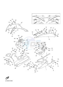 YZF-R6 600 R6 (2CXB 2CXC) drawing COWLING 2