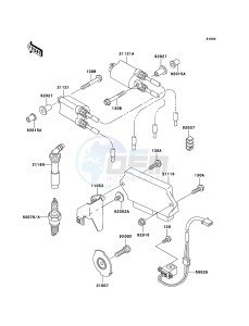 ZZR600 ZX600E6F GB XX (EU ME A(FRICA) drawing Ignition System