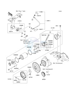 EX250 J [NINJA 250R] (J8F-J9FA) J9F drawing STARTER MOTOR