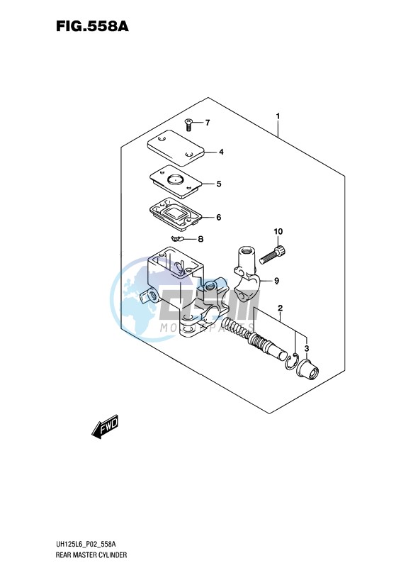 REAR MASTER CYLINDER