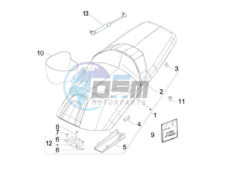 Saddle seats - Tool roll