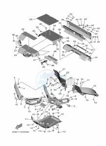 YXE1000EWS YX10EPSM (B4M2) drawing GUARD