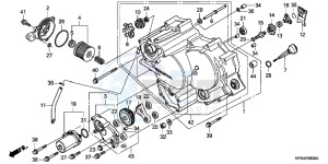 TRX420FMC drawing FRONT CRANKCASE COVER