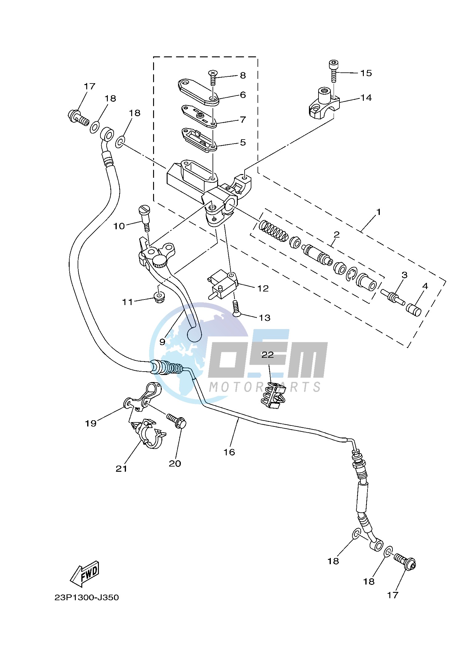 FRONT MASTER CYLINDER 2