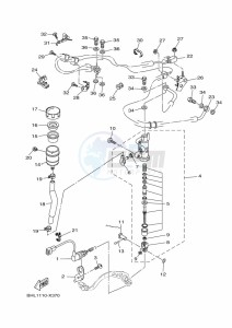 XTZ690 XTZ7N (BHL1) drawing REAR MASTER CYLINDER