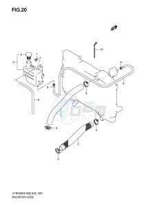 LT-R450 (E28-E33) drawing RADIATOR HOSE