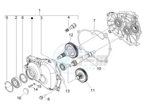 Liberty 125 4t Sport (UK) UK drawing Reduction unit