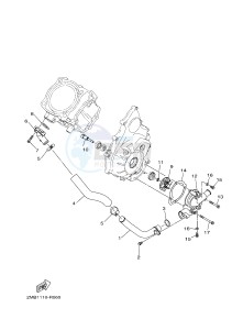 YXE700E YXE70WPHH (2MBG) drawing WATER PUMP