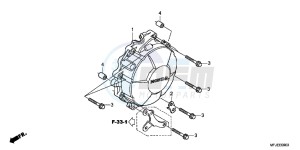 CBR600RRC drawing GENERATOR COVER