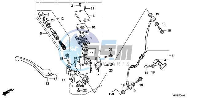 FRONT BRAKE MASTER CYLINDER