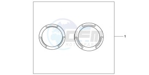 CB600FA9 Spain - (SP / ABS 25K) drawing CRANCASE RING SET