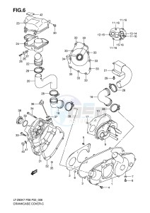 LT-Z90 (P28-P33) drawing CRANKCASE COVER