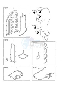 DF 115 drawing Gasket Set