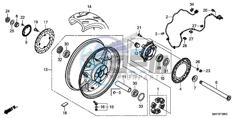 REAR WHEEL