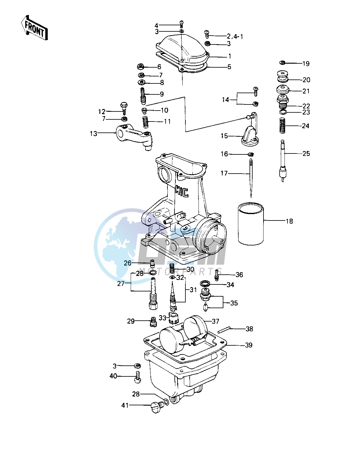 CARBURETOR PARTS -- 78 C1_C1A- -