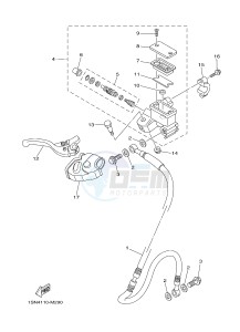 YZ85LW (1SND 1SNF 1SPD 1SPF) drawing FRONT MASTER CYLINDER