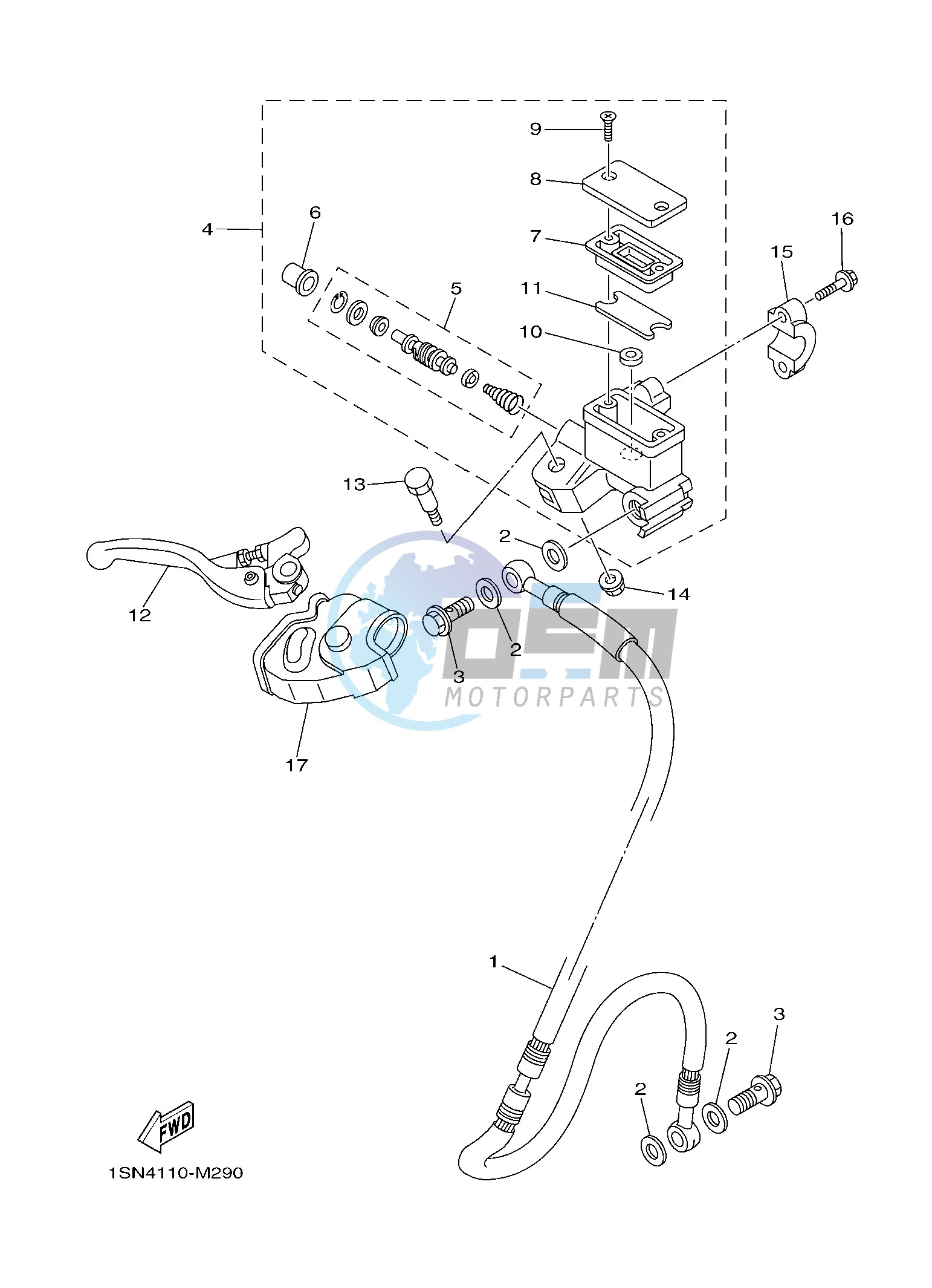 FRONT MASTER CYLINDER