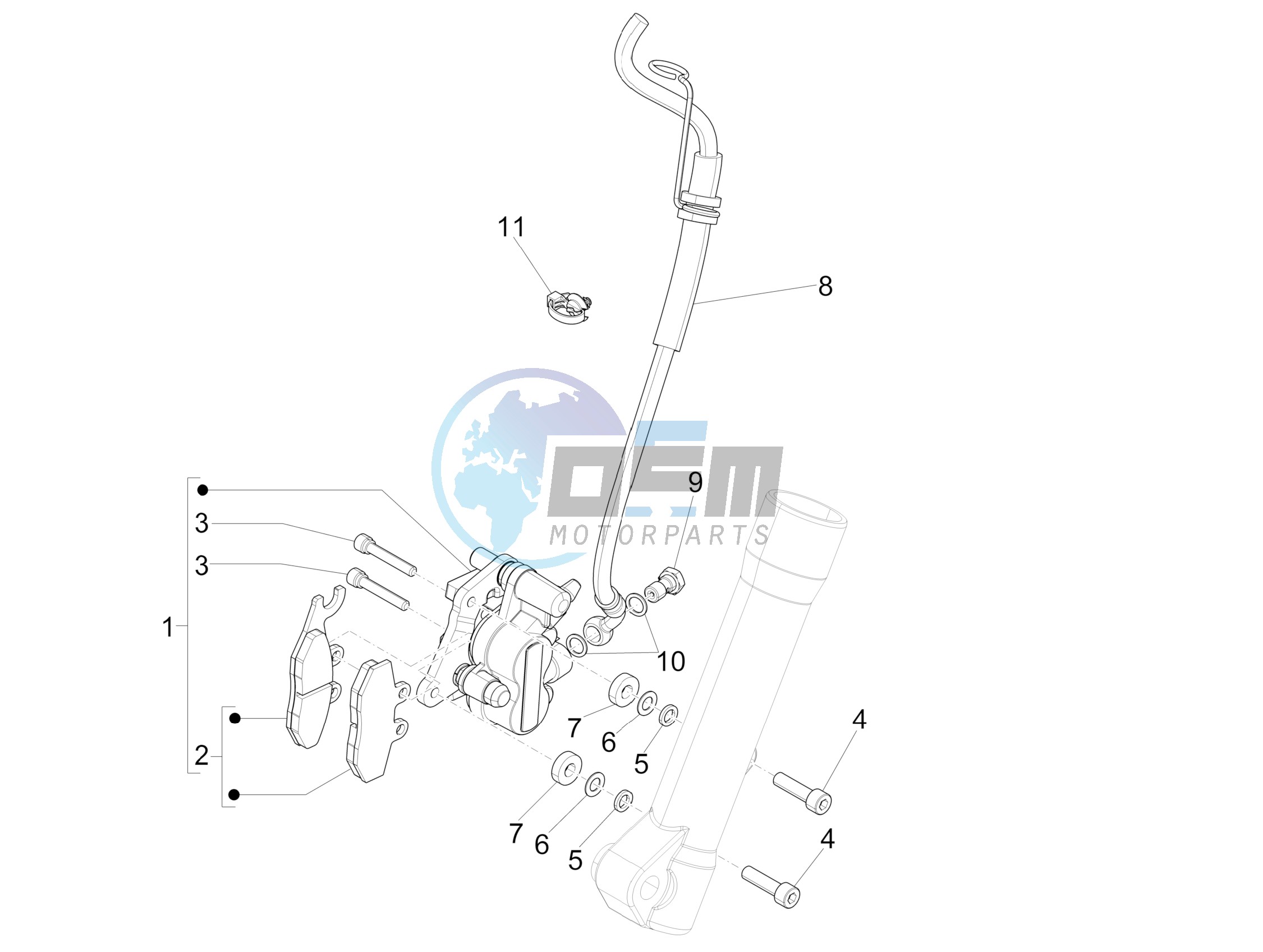 Brakes hose  - Calipers