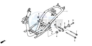 SFX50S drawing FRAME BODY