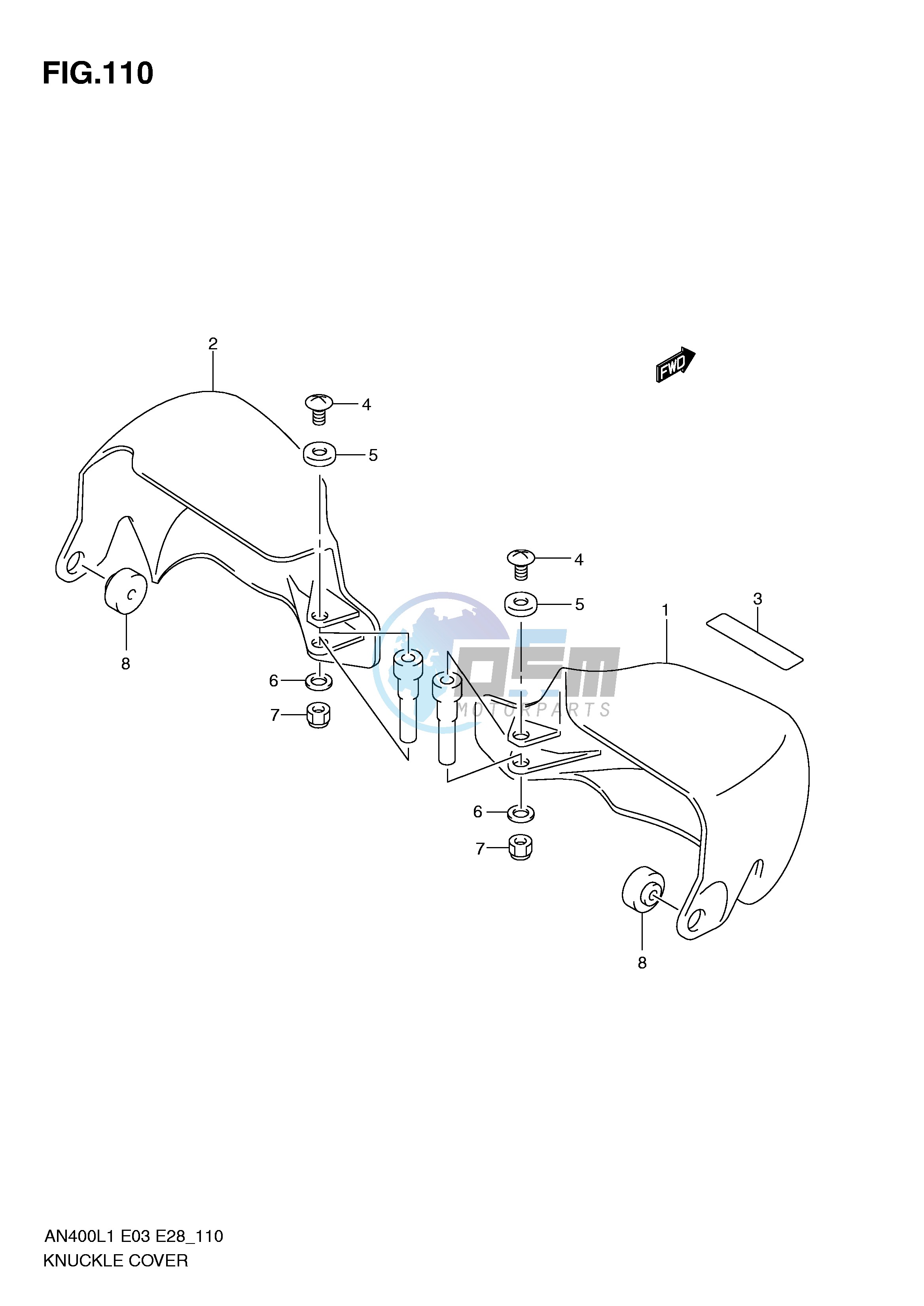 KNUCKLE COVER (AN400ZAL1 E28)