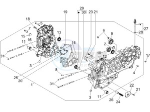 LX 150 4T USA drawing Crankcase