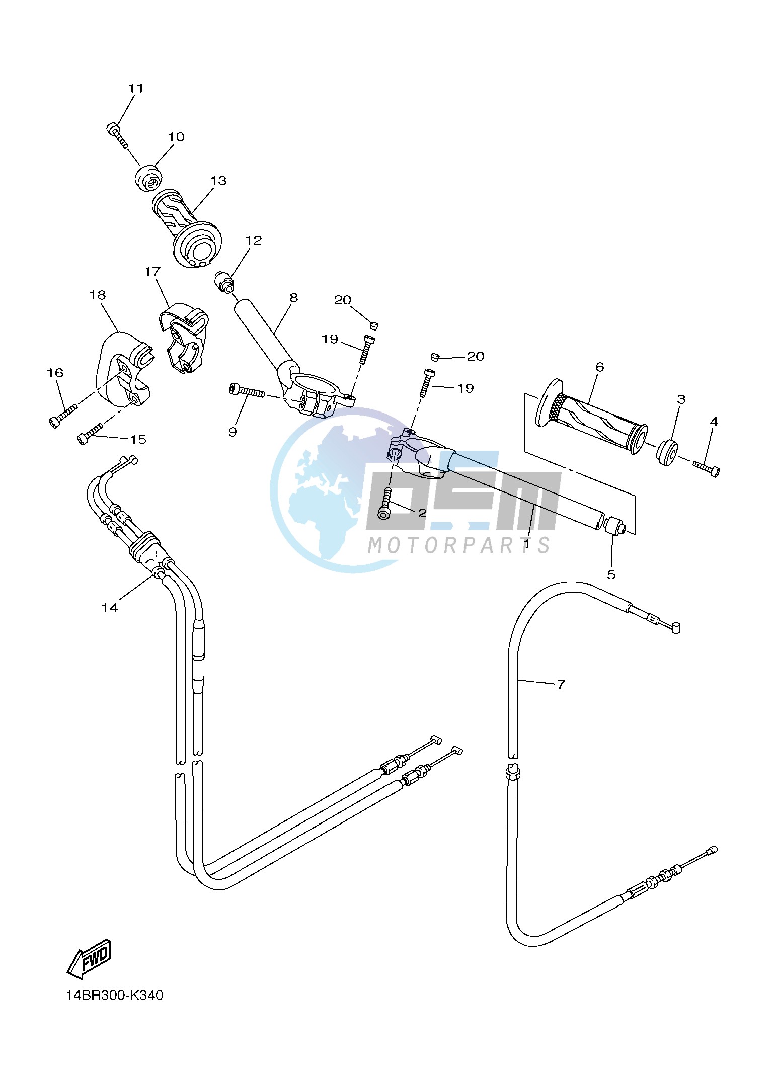 STEERING HANDLE & CABLE