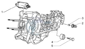 X9 200 Evolution 180 drawing Electric starter-damper pulley