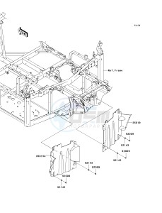 KRF 750 C [TERYX 750 4X4] (C8F) C8F drawing FLAP