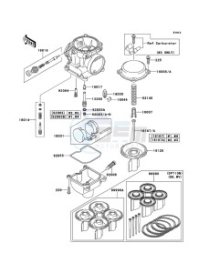 ZRX1200R ZR1200-A5H FR GB XX (EU ME A(FRICA) drawing Carburetor Parts