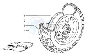 Typhoon 50 (USA) USA drawing Rear Wheel