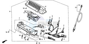 CH125 drawing SPEEDOMETER