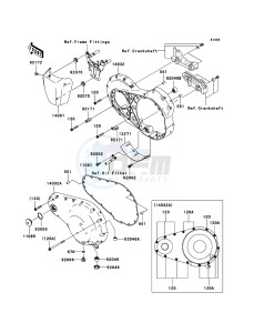 VN2000 VN2000A6F GB XX (EU ME A(FRICA) drawing Left Engine Cover(s)