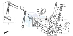 SCV100F9 Australia - (U) drawing FRONT FORK