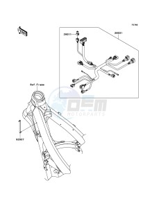 KX450F KX450EBF EU drawing Chassis Electrical Equipment