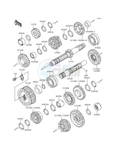 EN 500 A [VULCAN 500] (A1-D5) [VULCAN 500] drawing TRANSMISSION