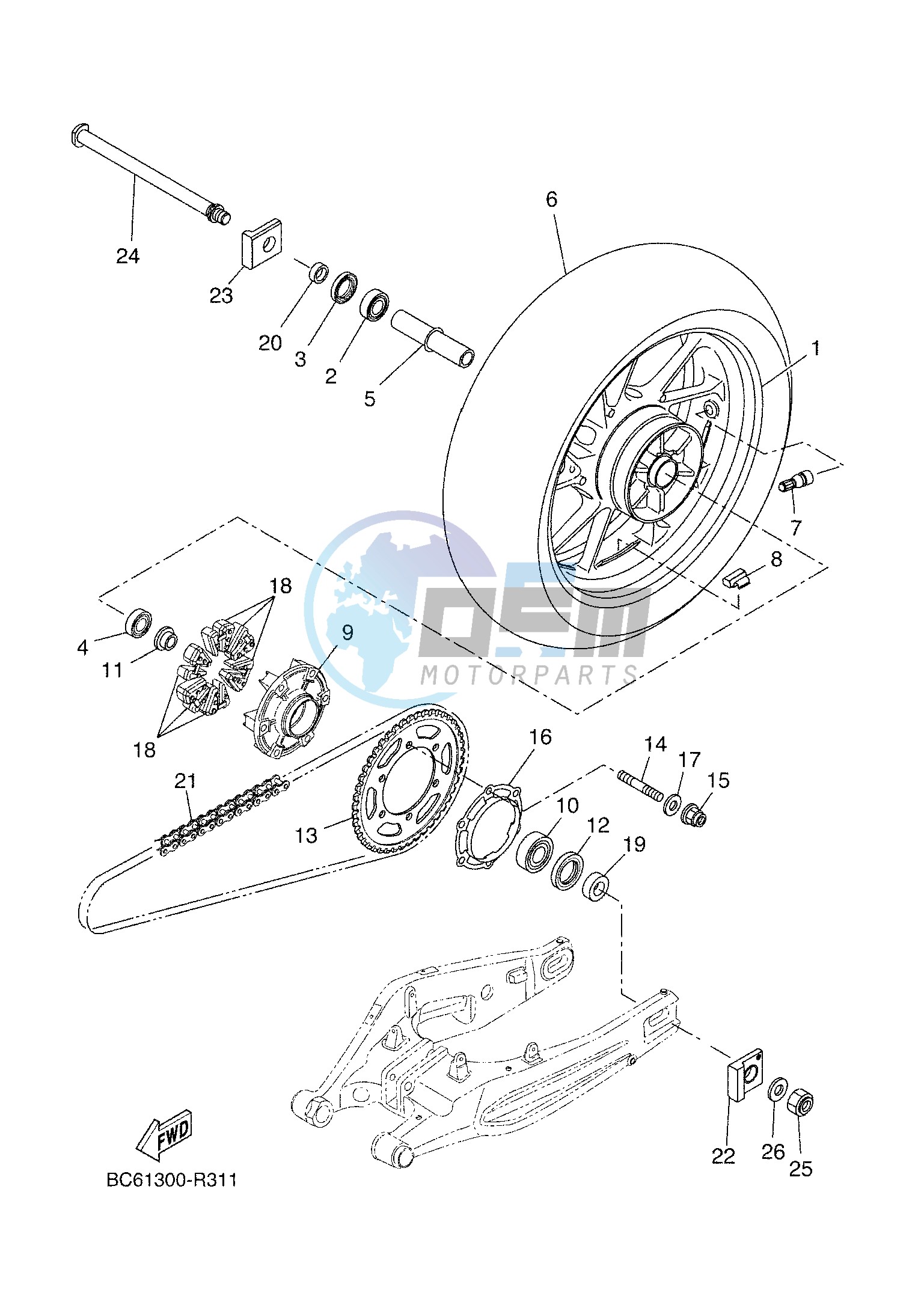 REAR WHEEL