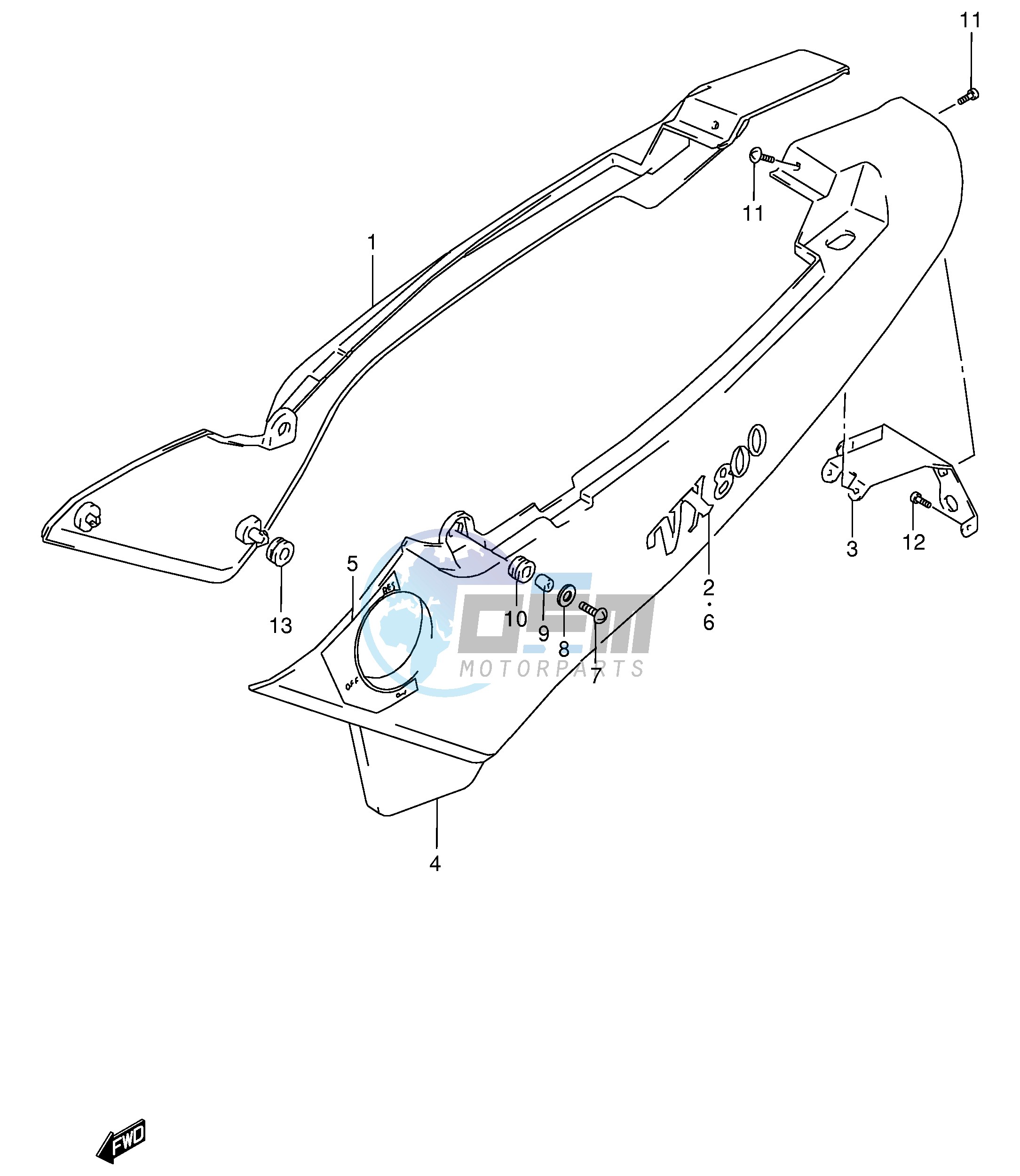 FRAME COVER (MODEL R T)