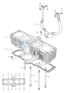 GSF1200 (E2) Bandit drawing CYLINDER