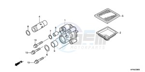 CB650FG CB650F 6ED - (6ED) drawing OIL PUMP