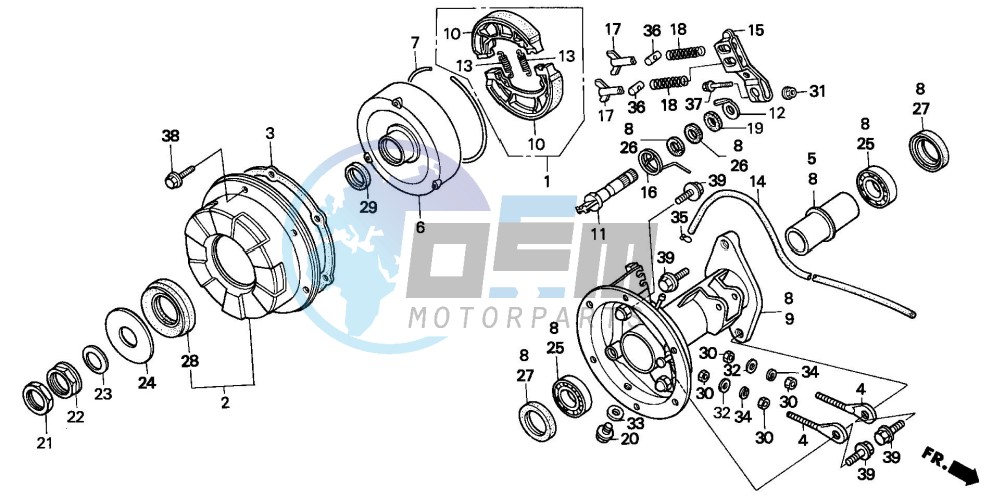 REAR BRAKE DRUM