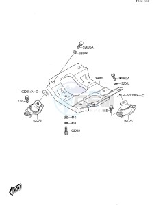 JF 650 A [X2] (A1-A2) [X2] drawing ENGINE MOUNT