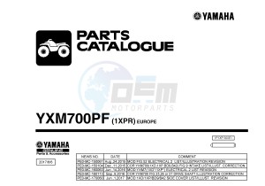 YXM700E YXM700PF VIKING EPS (1XPR) drawing .1-Front-Page