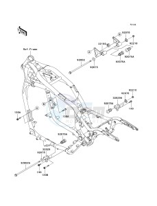 VN 1600 B [VULCAN 1600 MEAN STREAK] (B1-B2) [VULCAN 1600 MEAN STREAK] drawing ENGINE MOUNT