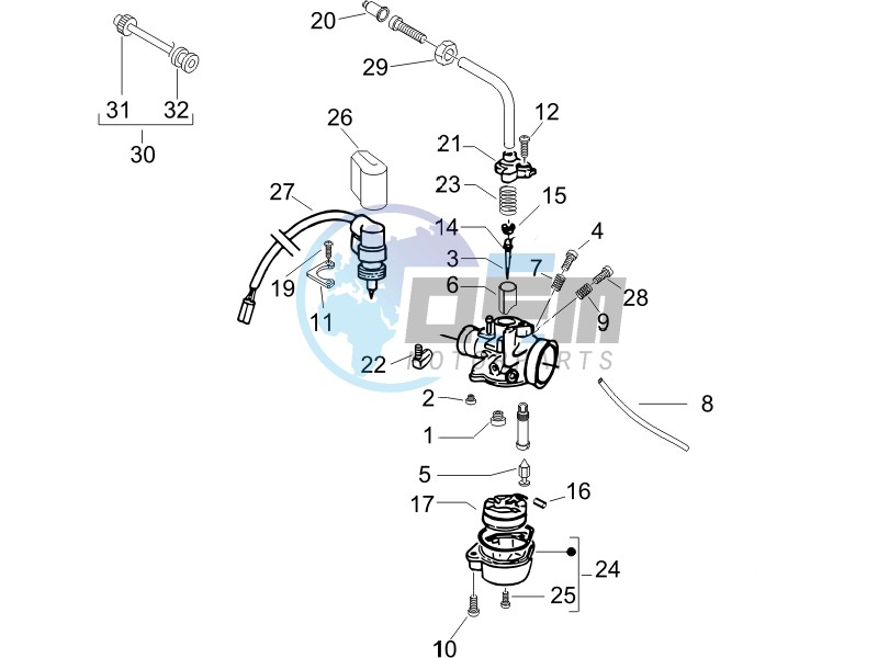 Carburetors components