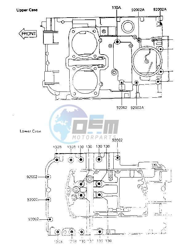 CRANKCASE BOLT PATTERN