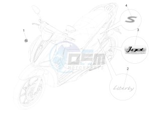 Liberty 50 iGet 4T 3V (EMEA) drawing Plates - Emblems