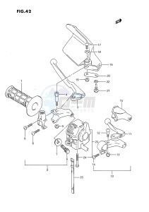 DR650 (E4) drawing LEFT HANDLE SWITCH