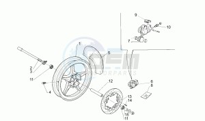 Europa 50 drawing Front wheel