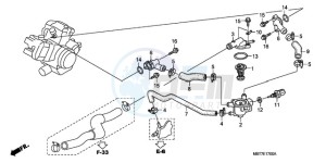 XL1000VA9 France - (F / ABS CMF) drawing WATER PIPE