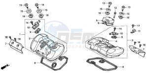 VT750CD3 drawing CYLINDER HEAD COVER